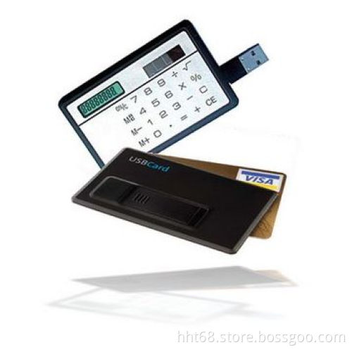 Secure Credit Card USB Flash 2.0, Made of Green ABS Plastic, Customized Logo Printed, Files Loaded